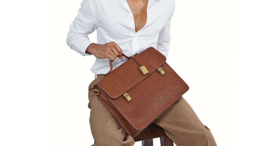 Beyond Utility: Discover the Luxury of Hidesign's Leather Laptop Bags for Men